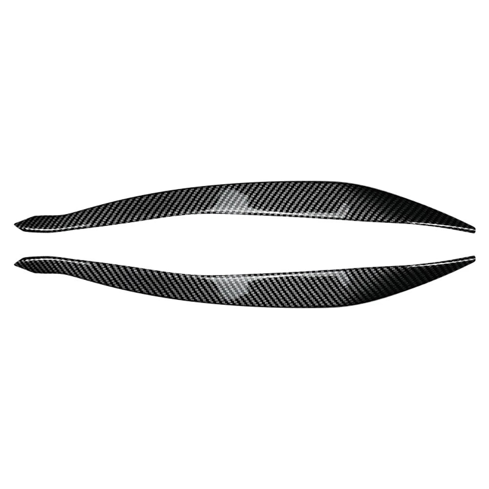 Front Headlight Eyelids Eyebrow Cover Carbon For BMW 5 Series F10 F11 2015-17 US