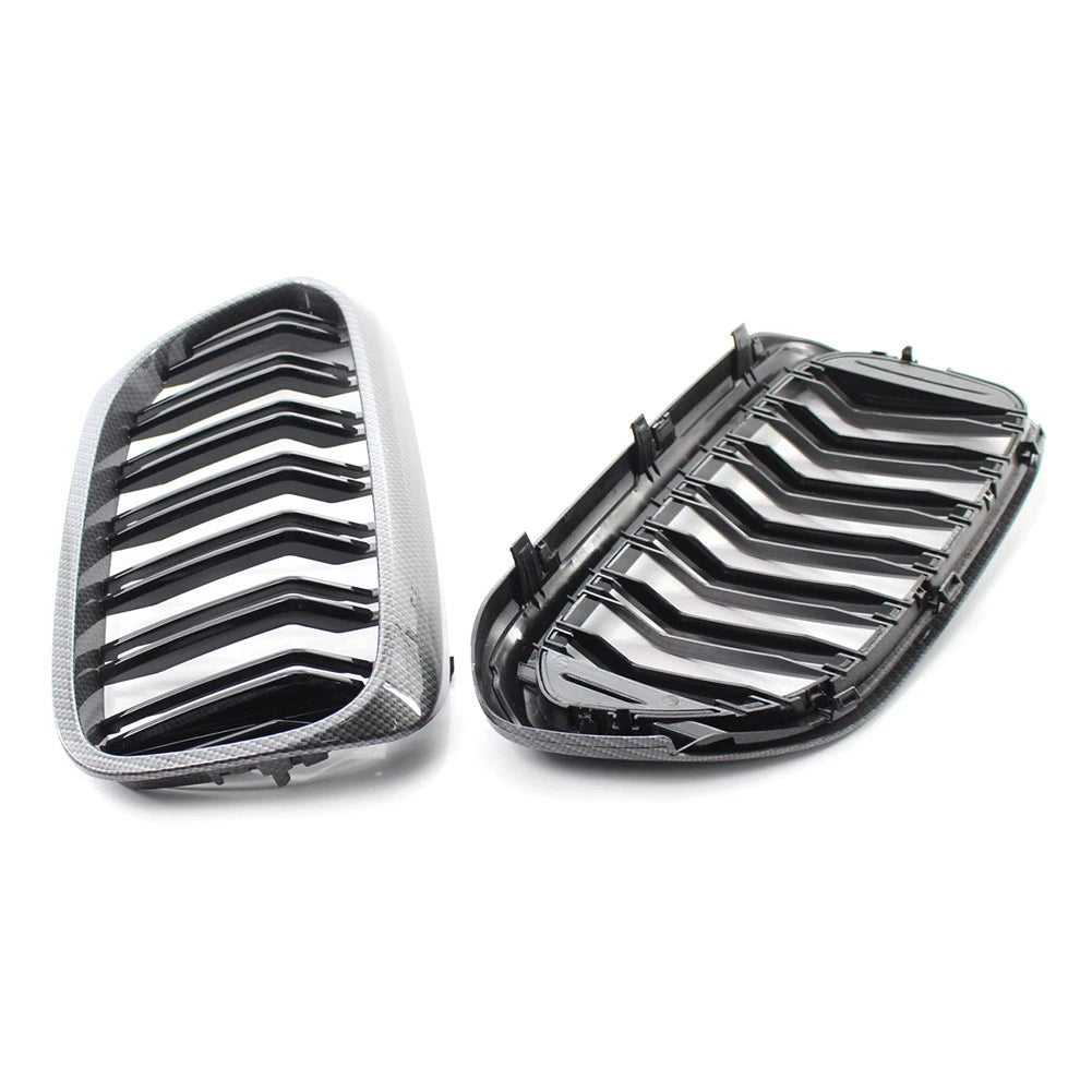 Carbon Fiber Style Front Grille for BMW 5 Series G30 G31 G38 530i 540i 17-19