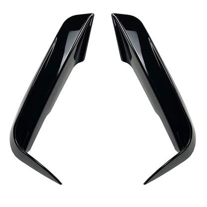 For BMW 3-Series F30 F31 12-18 Front Bumper Fangs Trim Air Vent Lid Cover Black