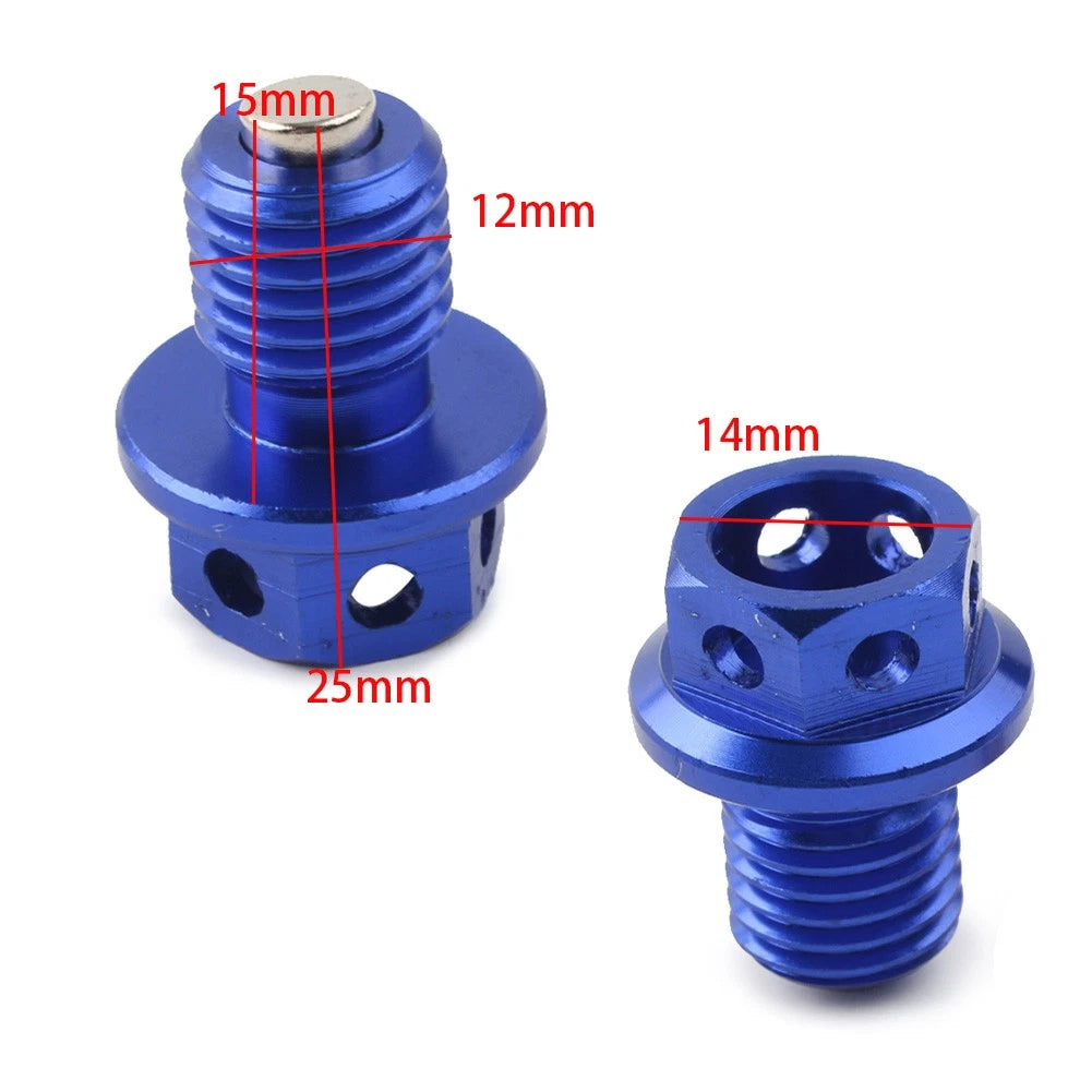 M12xP1.5 Oil Drain Plug Bolt Screw For Honda CRF XR Z 50 CR 80 125 250 Black