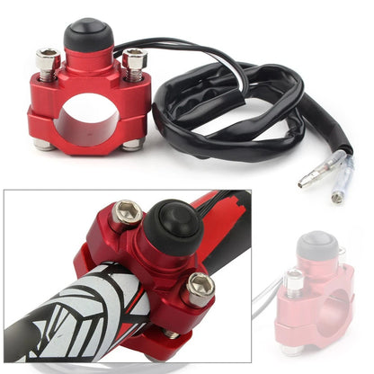 Universal Rotating Bar Clamp Start Stop Kill Switch Button fit 7/8" 22 Handlebar