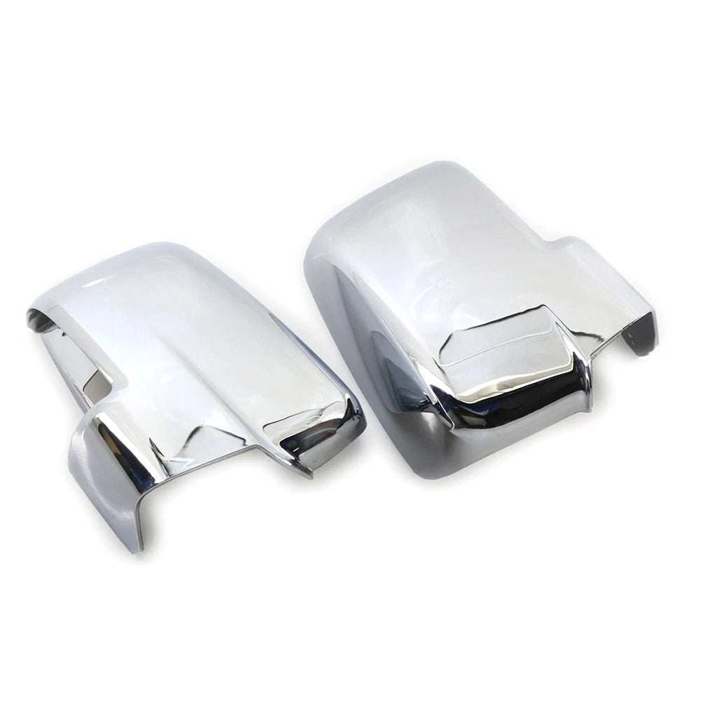 Mirror Covers W/ Bottom Turn Signal Cutout Fit Dodge Ram 1500 2013-2018 Chrome