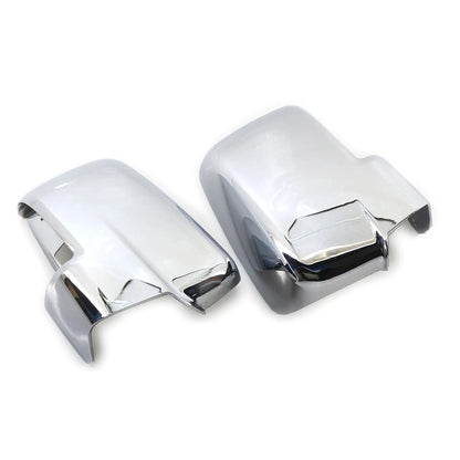 Mirror Covers W/ Bottom Turn Signal Cutout Fit Dodge Ram 1500 2013-2018 Chrome