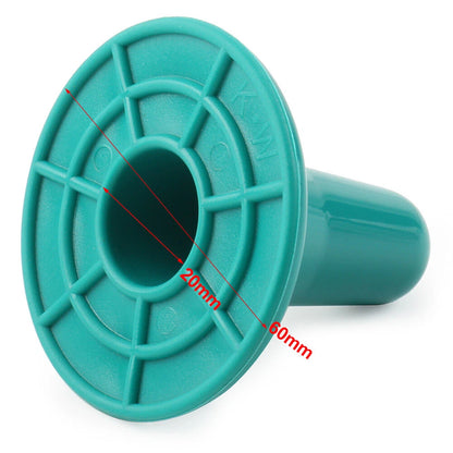 Plastic Inflation Plugs/Shell Liner Block Fit All Cow Goat Milker Green