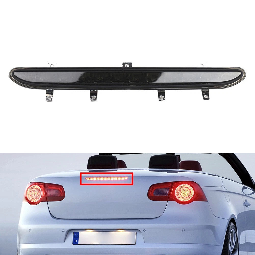 1x Black Third Brake Stop Light High Level Stop Lamp For VW Eos 2011-2016