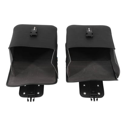 Universal Side Saddle Bags Saddlebags Luggage For Harley Yamaha Honda Suzuki US