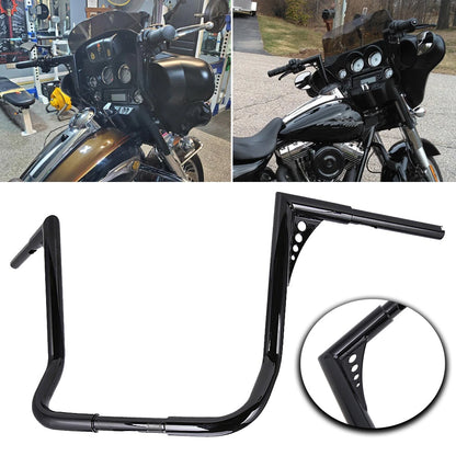 16" Rise Ape Hangers HandleBar For Harley Dresser Electra Street Glide