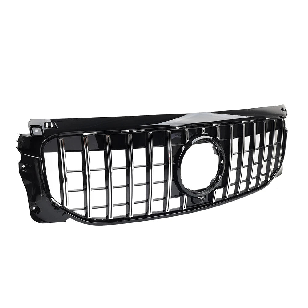 GTR Style Front Bumper Hood Grille Fit Benz GLB Class W247 X247 GLB250 2019-2022