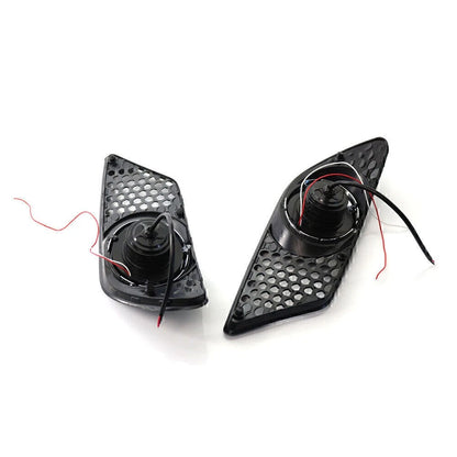 Pair Front Bumper FogLight Grill with light For Mercedes Benz C CLASS W204 08-10