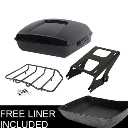 Chopped Trunk Mount Rack Top Rack Fit For Harley Touring Electra Glide 14-Up 15