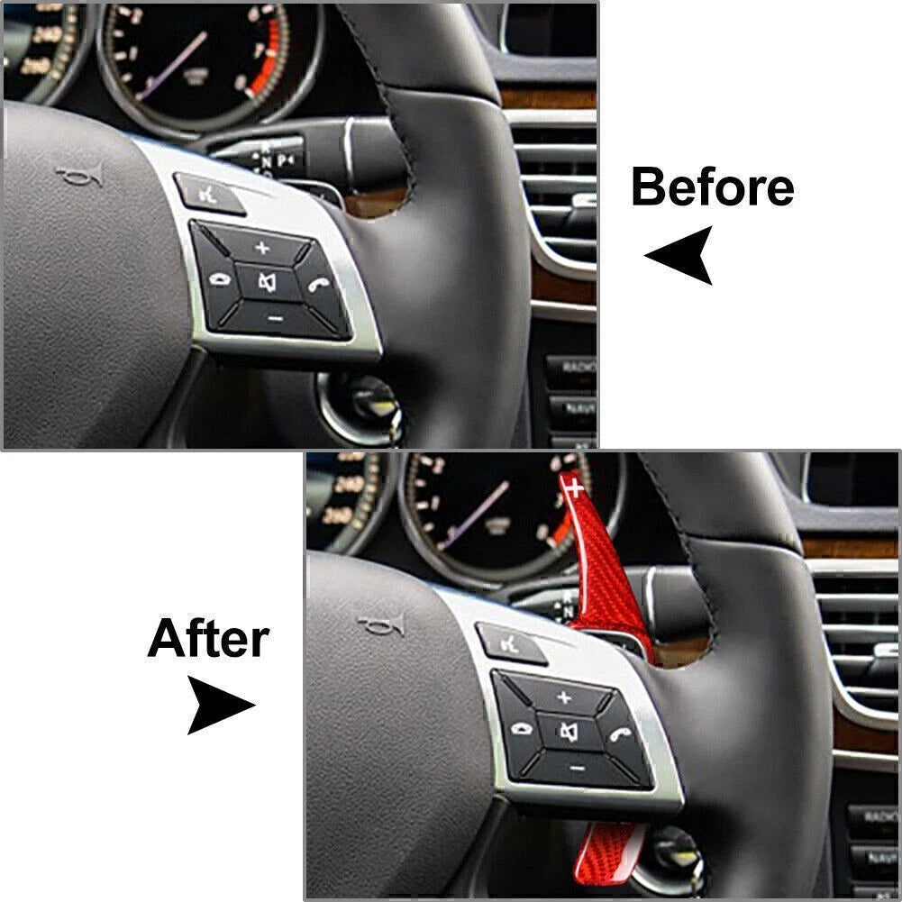 Steering Wheel Shift Paddle Extension Shifter For Mercedes A B E W212 W176 Gift