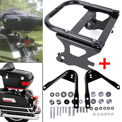 Quick-Detach Two-up Tour Pack Rack Mount + Docking Kit For Harley Touring Glide