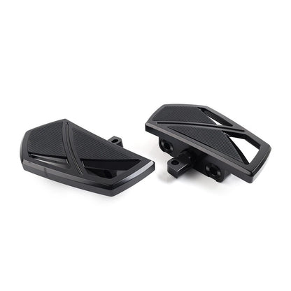 1 Pair of Black Floorboard Footrest Footpegs For Harley Softail 2018-2023