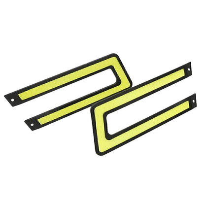 White COB DRL LED Daytime Running Light for Universal Car Driving Fog Lamp 2 Pcs