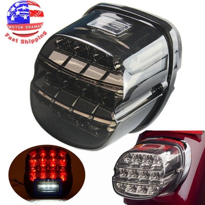 Smoke Laydown Taillight Tail Light Lens for Harley Sportster Dyna Softail Tourin
