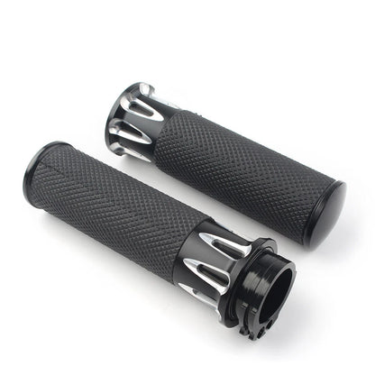 1'' Handle Bar Hand Grip For Harley Touring Street Glide Softail Dyna TU5 2pcs