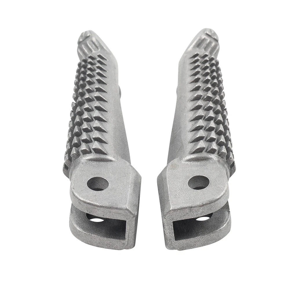 Front Driver Foot Pegs FootrestsPedals For Kawasaki Ninja 400 18-24 Z400 19-24