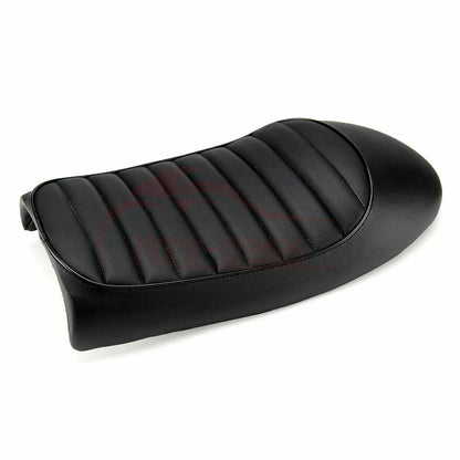 Black Vintage Hump Cafe Racer Seat For Honda Kawasaki Suzuki Yamaha BMW Vintage