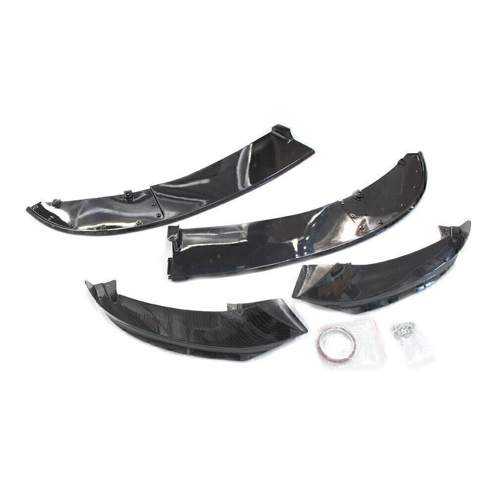 Front Bumper Lip Carbon Fiber Fit for BMW F32 F33 F36 4 Series M Sport 2014-20
