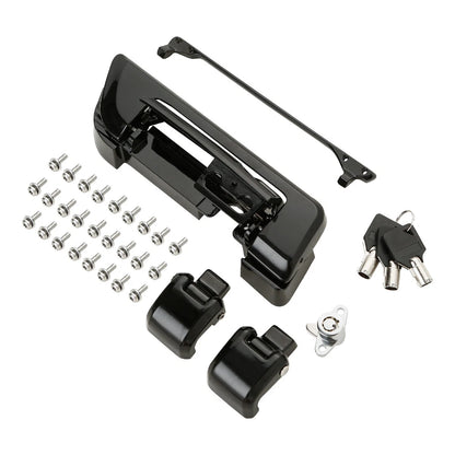 Black Trunk Lids Latches Fit For Harley Davidson Touring Electra Glide 2014-Up