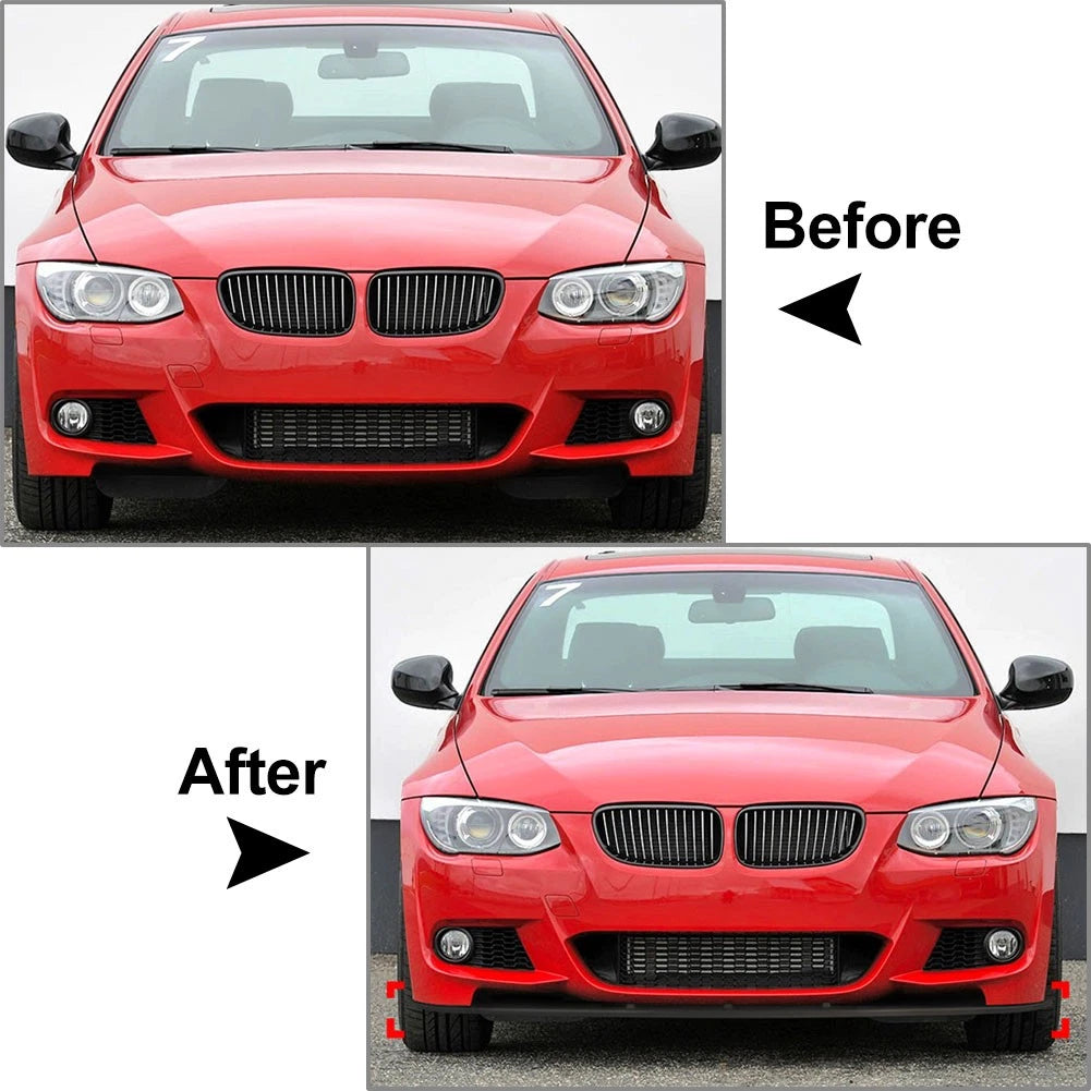 Front Bumper Lip Spoiler Splitter For BMW 3 Series E92 E93 M Sport 2006-2013