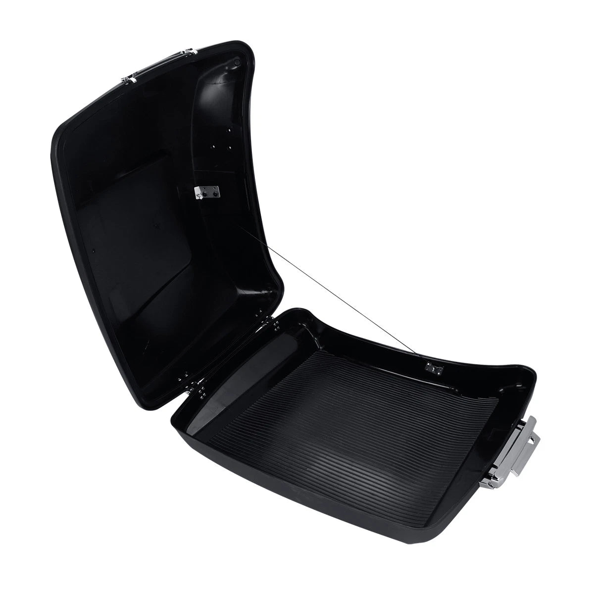 Matt Black Razor Trunk Pad Mount Rack Fit For Harley Touring Road Glide 97-2008