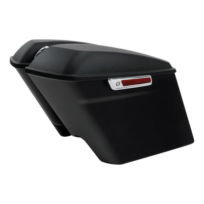 5"Stretched Hard Saddlebag Fit For Harley Davidson Touring Road Glide 1993-2013