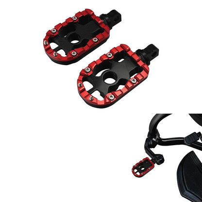 10mm Passenger Foot Pegs Footrest Fit For Harley Touring Street Road Glide King