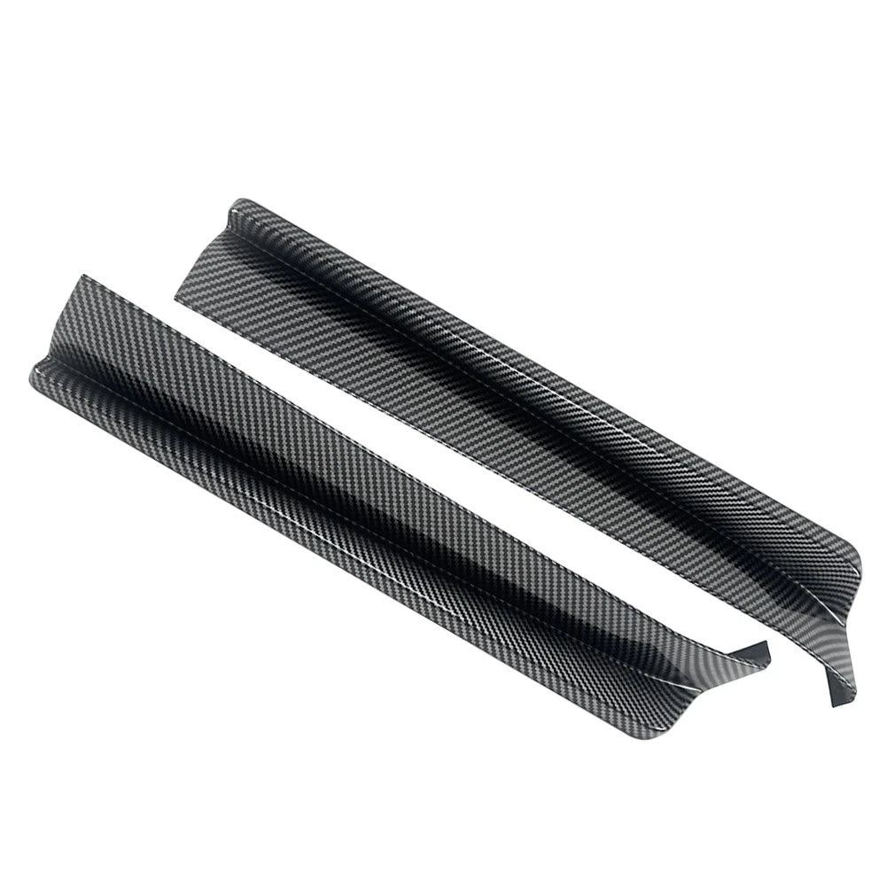 Carbon Fiber Pattern Rear Bumper Side Aprons Spats For Suabru WRX STI VA 2015-21