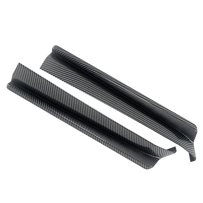 Carbon Fiber Pattern Rear Bumper Side Aprons Spats For Suabru WRX STI VA 2015-21