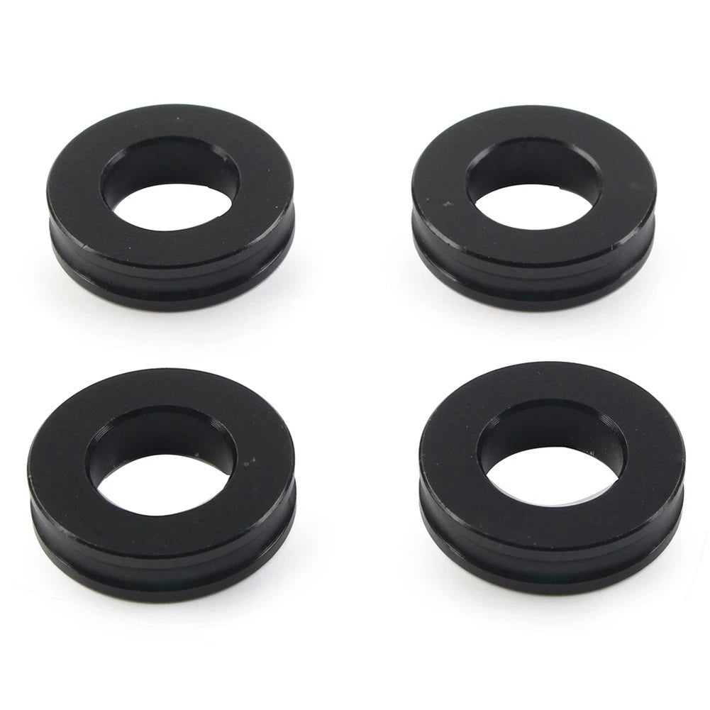 4x CNC Front Brake Caliper Spacer Kit Black For Ducati Panigale V4/R/S 2018-2024