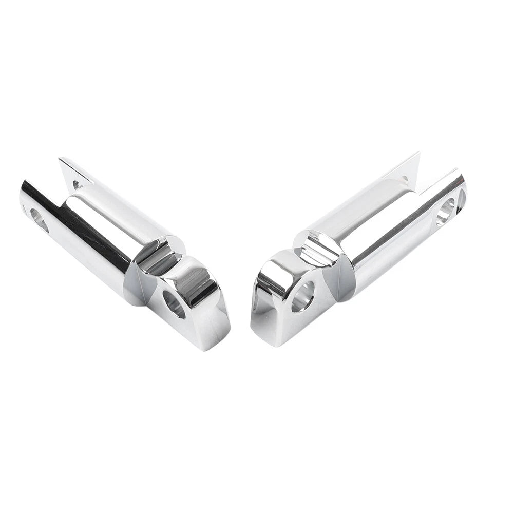 2x Male Mount Foot Peg Extensions For Harley Sportster Softail Dyna Touring Chro