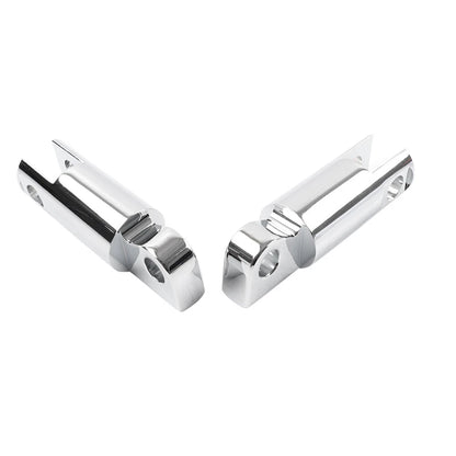 2x Male Mount Foot Peg Extensions For Harley Sportster Softail Dyna Touring Chro