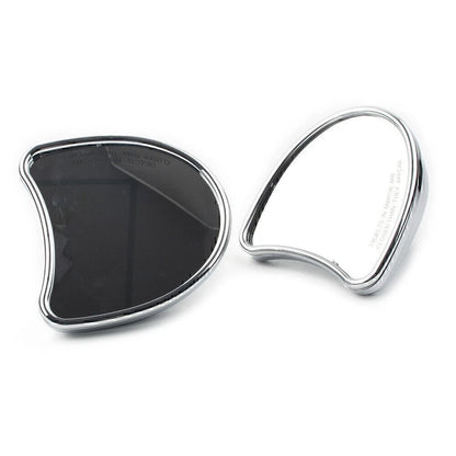 2x Motorcycle Wide Angle Fairing Mount Mirrors For Harley FLHT FLHX FLHTK 96-13