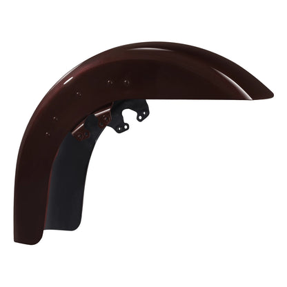 Painted Front Fender Fit For Harley Street Road Glide 2014-2025 Midnight Crimson