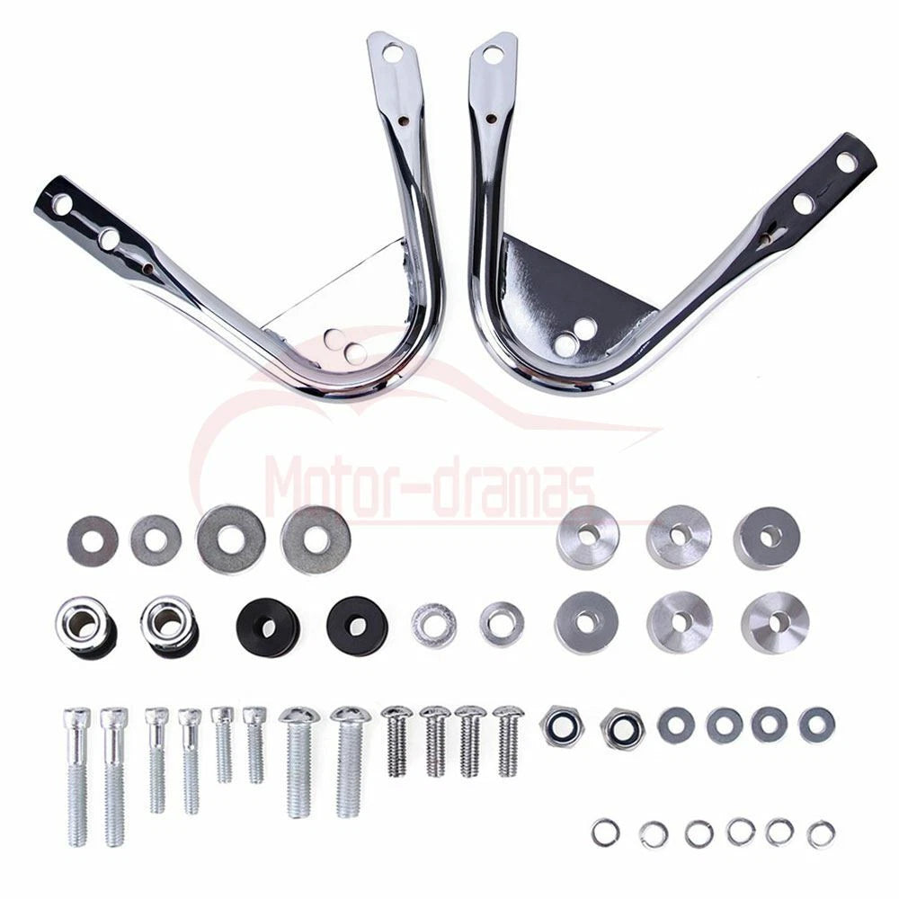 Two up Tour Pack PAK Docking Hardware Kit For Harley Touring Road King 1997-2008
