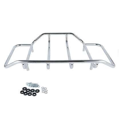 Chopped Trunk Mount Rack Pad Plate Fit For Harley Touring 1997-2008 07