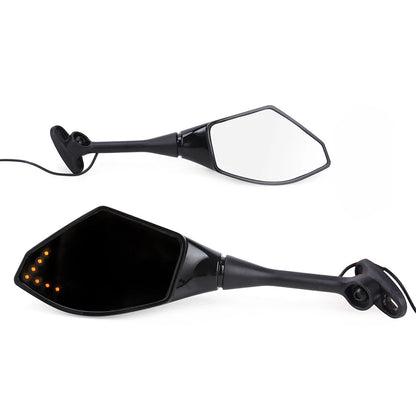 Motorcycle LED Turn Signal Mirrors For 05 2006 2007 2008 Suzuki GSXR600 GSXR750