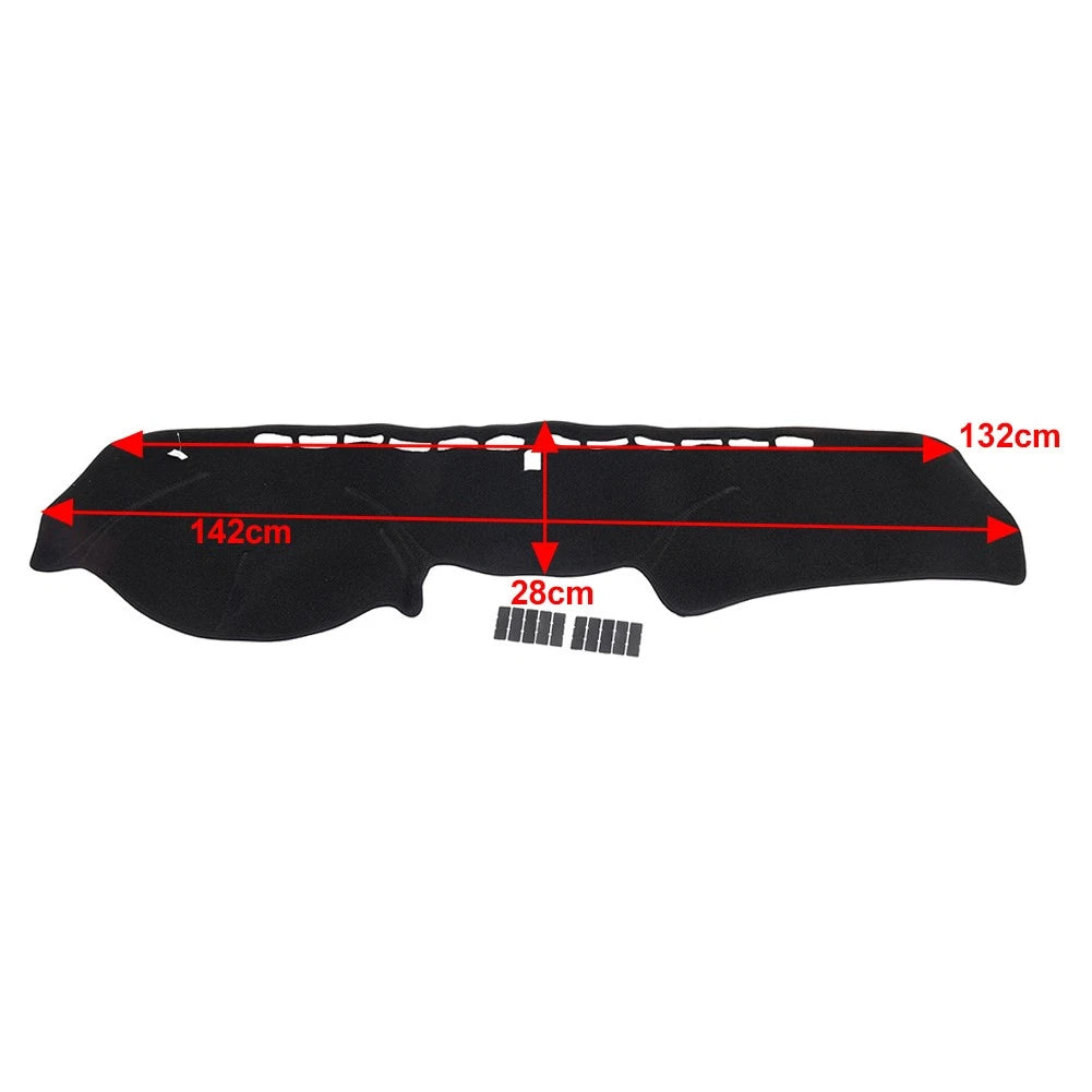 1 Piece Black Dashboard Pad Dash Cover Mat For Honda Accord 2008-2012 LHD