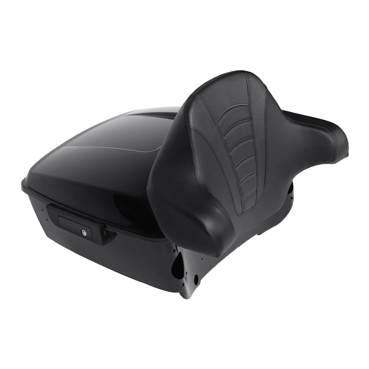 Black King Trunk Pad Mount Rack Plate Fit For Harley  Touring 14-Up 23