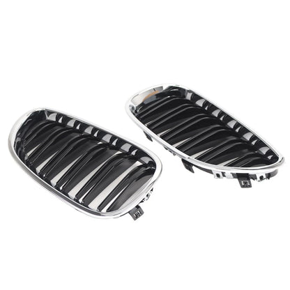 Front Bumper Hood Kidney Grille For BMW 5-Series E60 Sedan E61 Touring 2003-2010