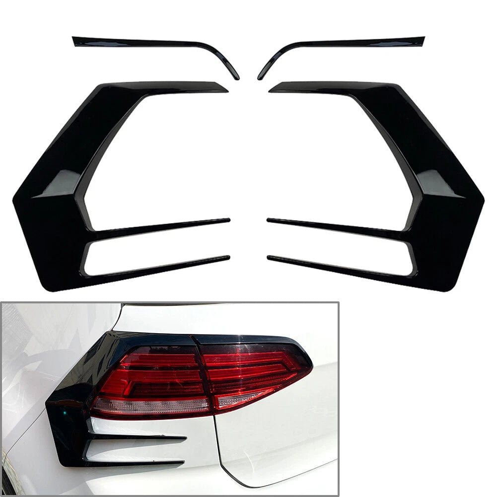 Rear Bumper Taillight Fog Light Trim For VW Golf 7.5 MK 7.5 R GTD 2016-2019