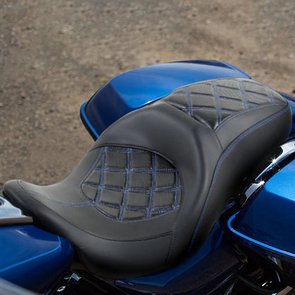 Driver Passenger Pillion Seat Fit For Harley Touring Road Glide King 09-23 10 US