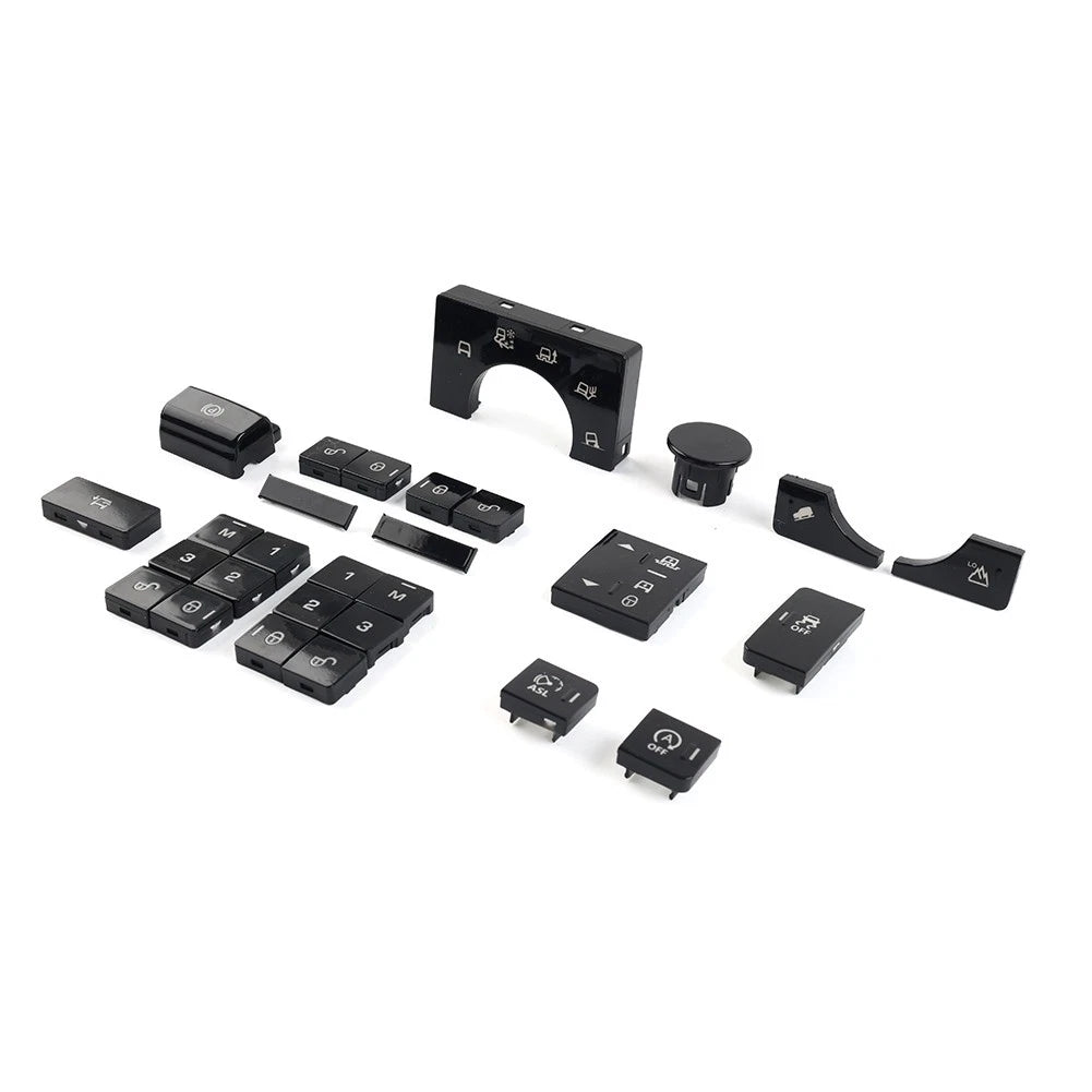 For Land Rover 2013-2017 Window Lift Switch Button Terrain Mode Button Cover Set