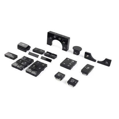 For Land Rover 2013-2017 Window Lift Switch Button Terrain Mode Button Cover Set