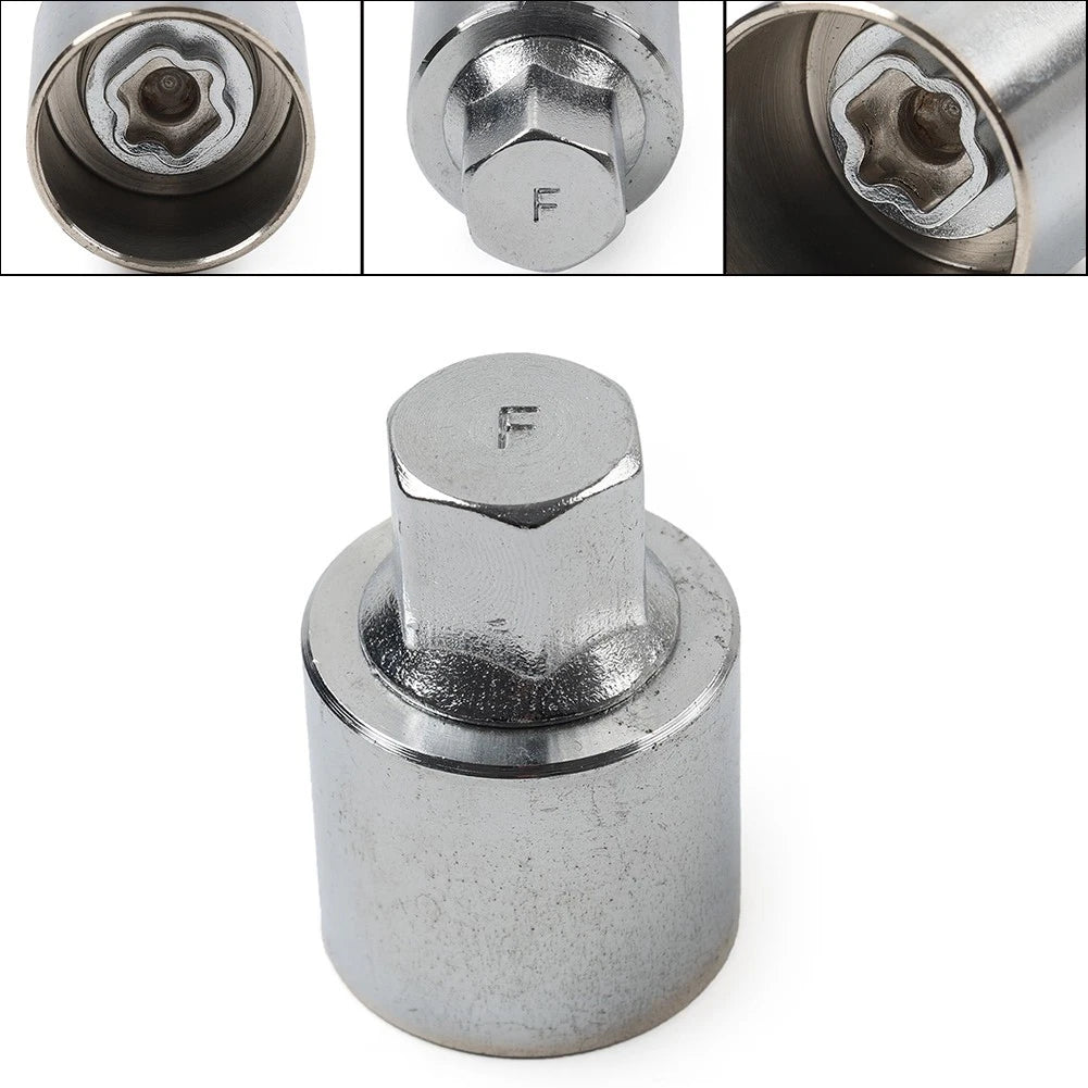 1X Locking Wheel Nut Key Anti-theft Screw Key Tool For Land Rover Freelander F