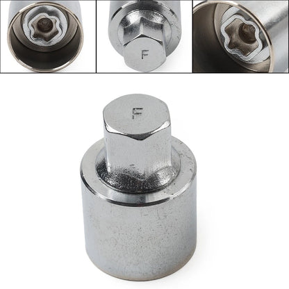 1X Locking Wheel Nut Key Anti-theft Screw Key Tool For Land Rover Freelander F