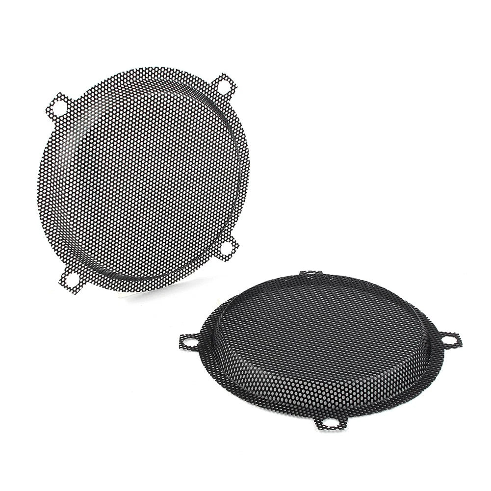 Black Wired Punched Steel Mesh Speaker Grills for Harley Electra Glide