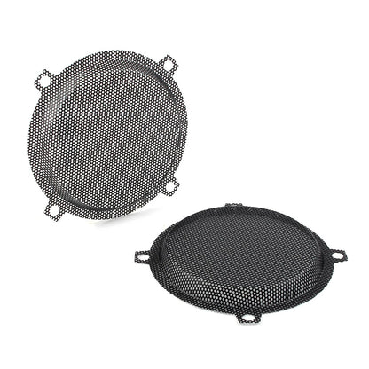 Black Wired Punched Steel Mesh Speaker Grills for Harley Electra Glide