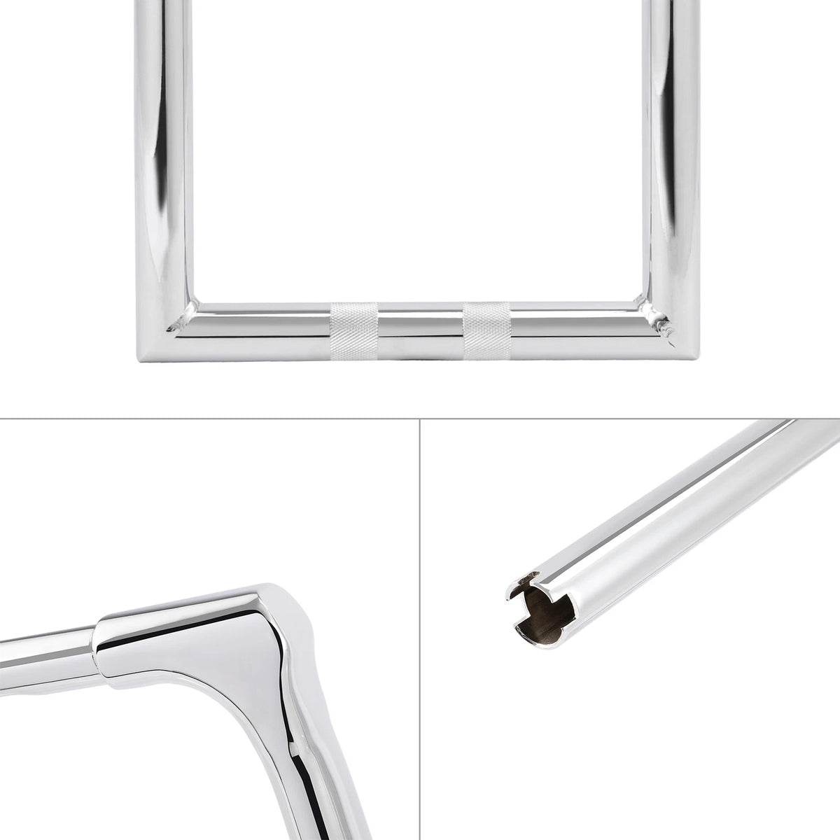 19" Rise 1 1/4''Ape Hanger Handlebar For Harley Touring FLHR Softai Dyna Fat Boy
